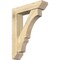 Ekena Millwork Balboa Slat Rough Sawn Bracket w/ Offset Brace, Douglas Fir, 6"W x 24"D x 32"H BKT0604X24X32BOA06RDF - alternate 1